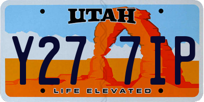 UT license plate Y277IP