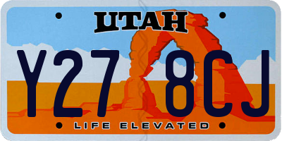 UT license plate Y278CJ