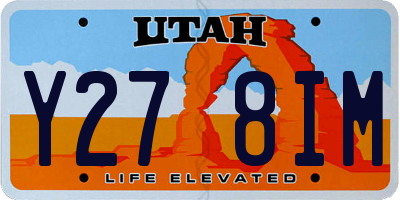 UT license plate Y278IM