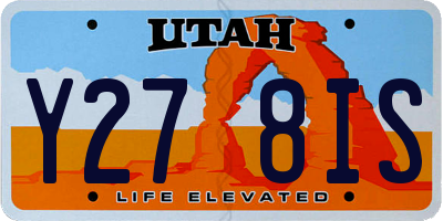 UT license plate Y278IS