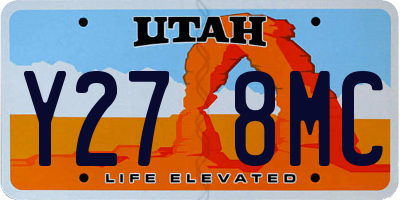 UT license plate Y278MC
