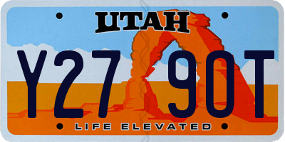 UT license plate Y279OT