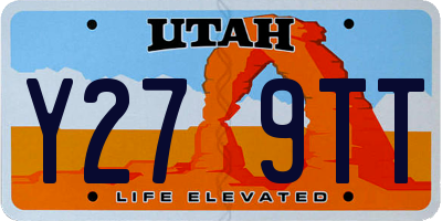 UT license plate Y279TT