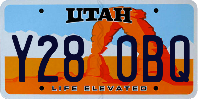 UT license plate Y280BQ