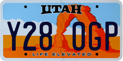 UT license plate Y280GP