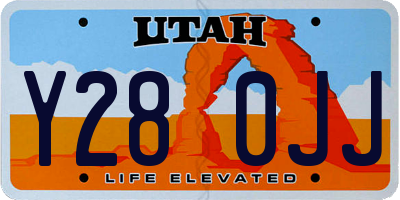 UT license plate Y280JJ