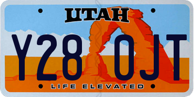 UT license plate Y280JT
