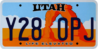 UT license plate Y280PJ