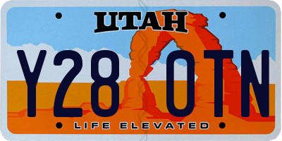 UT license plate Y280TN
