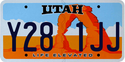 UT license plate Y281JJ