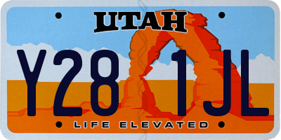 UT license plate Y281JL