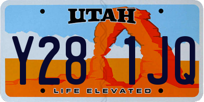 UT license plate Y281JQ