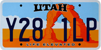 UT license plate Y281LP