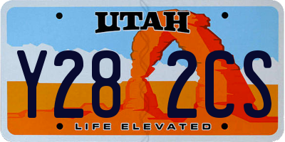 UT license plate Y282CS