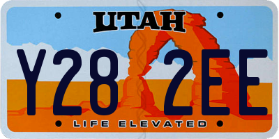 UT license plate Y282EE