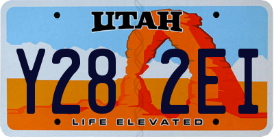 UT license plate Y282EI