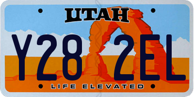 UT license plate Y282EL