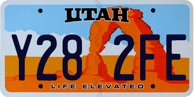 UT license plate Y282FE