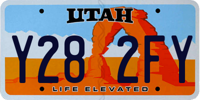 UT license plate Y282FY
