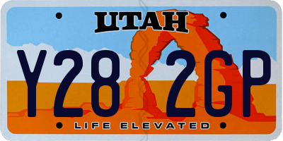 UT license plate Y282GP
