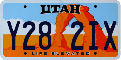 UT license plate Y282IX