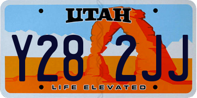 UT license plate Y282JJ