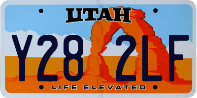 UT license plate Y282LF