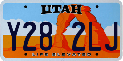 UT license plate Y282LJ