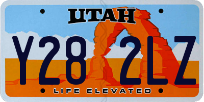 UT license plate Y282LZ