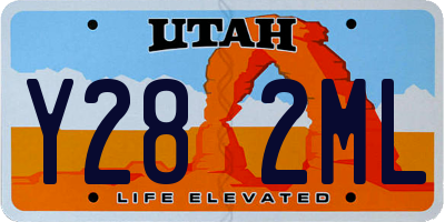 UT license plate Y282ML