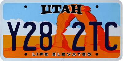 UT license plate Y282TC