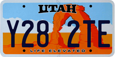 UT license plate Y282TE