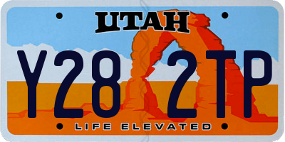 UT license plate Y282TP