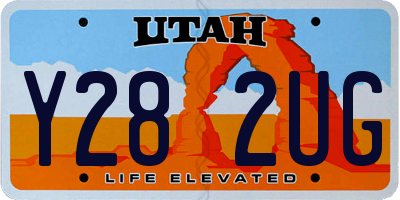 UT license plate Y282UG