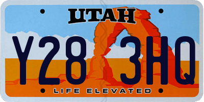 UT license plate Y283HQ