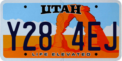 UT license plate Y284EJ