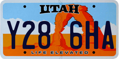 UT license plate Y286HA