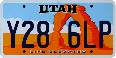 UT license plate Y286LP