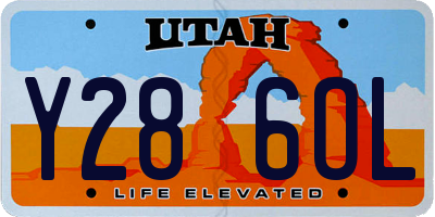 UT license plate Y286OL