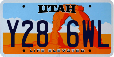 UT license plate Y286WL