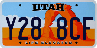 UT license plate Y288CF