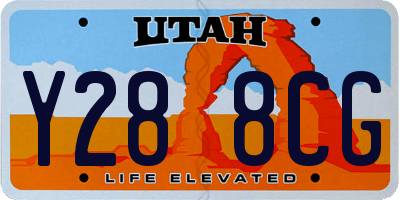 UT license plate Y288CG