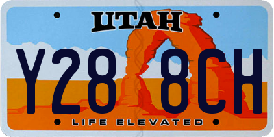 UT license plate Y288CH