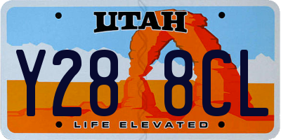 UT license plate Y288CL
