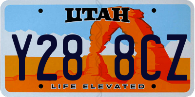 UT license plate Y288CZ