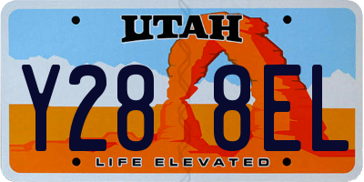 UT license plate Y288EL