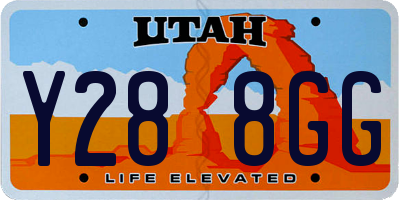 UT license plate Y288GG