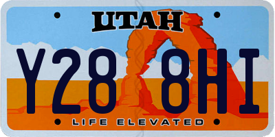 UT license plate Y288HI
