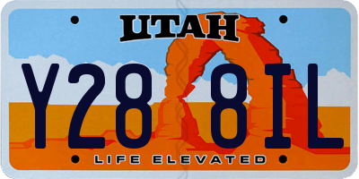 UT license plate Y288IL