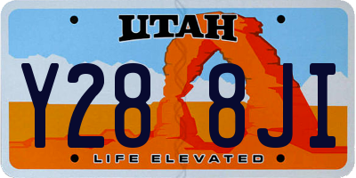 UT license plate Y288JI